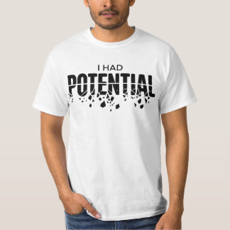 Camiseta Professor de Física Engraçado Eu Tinha Potencial H