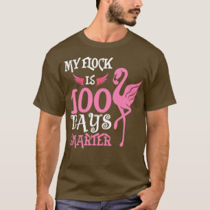 Camiseta Professor De Flamingo Bonito, Meu Bando É 100 Dias