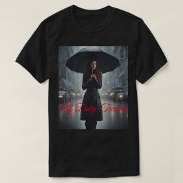Camiseta Professor de folga Rain Guarda-chuva capa de guard