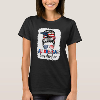 Camiseta Professor de fundo Paint do Conselheiro Americano 