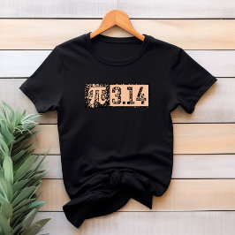 Camiseta Professor de Geek de Matemática Pi Day Peach 3.14