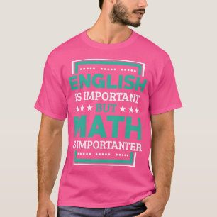 Camiseta professor de geek de matemática/professor de artes