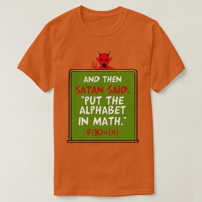 Camiseta professor de geek de matemática/professor de artes (Frente do Design)