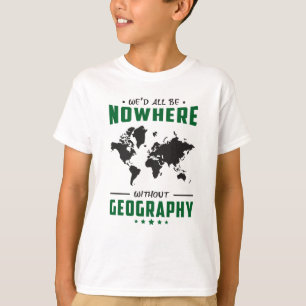 Camiseta Professor de Geografia Engraçado Mundo Contém Id