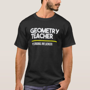 Camiseta Professor de Geometria Influenciador Original Médi