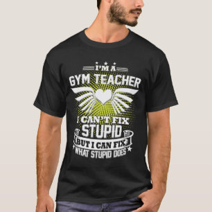 Camiseta Professor de ginástica dá presentes engraçados par