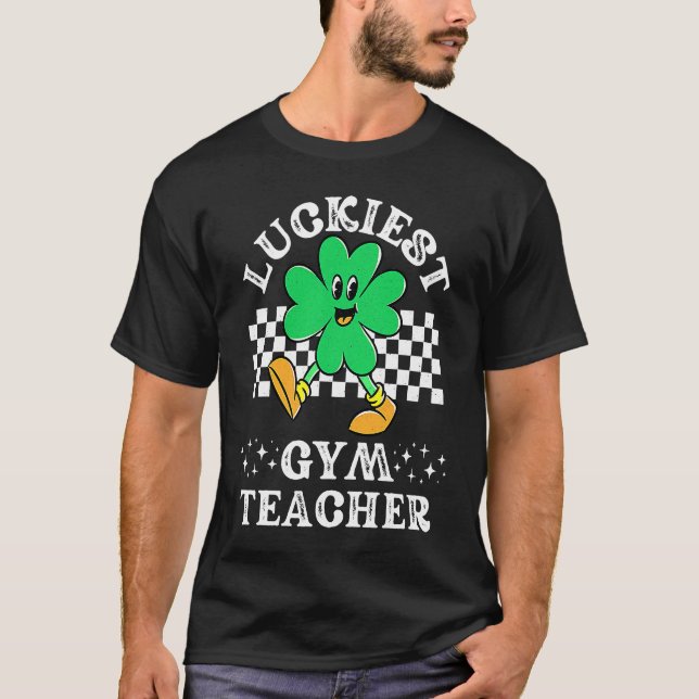 Camiseta Professor de ginástica Luckiest Retro Verificado R (Frente)
