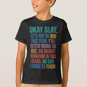 Camiseta Professor de gíria Gen Alpha Professor engraçado G