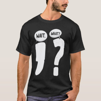 Camiseta professor de gramática e pontuação ou escritor