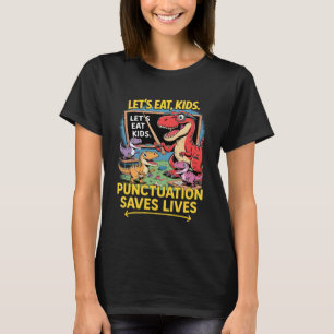 Camiseta Professor de Gramática Engraçado Aluno Escola Dino