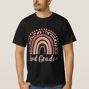 Camiseta Professor De Grau segundo Diversão Do Arco-Íris Vo