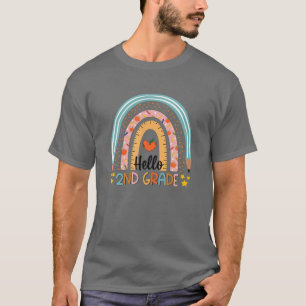 Camiseta Professor de Grau Segundo Rainbow Hello