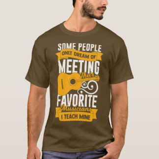Camiseta Professor de Guitarra da Escola de Música - Presen