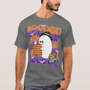 Camiseta Professor de Halloween em Leitura de Livro Fantasm