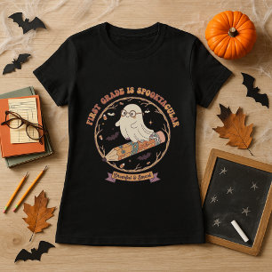 Camiseta Professor de Halloween O Primeiro Grau É Spooktacu