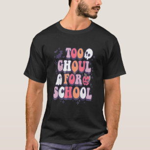Camiseta Professor de Halloween Retro Gente Macabra Escola