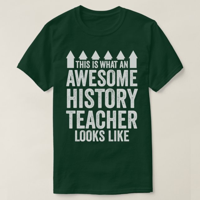 Camiseta Professor de História (Frente do Design)