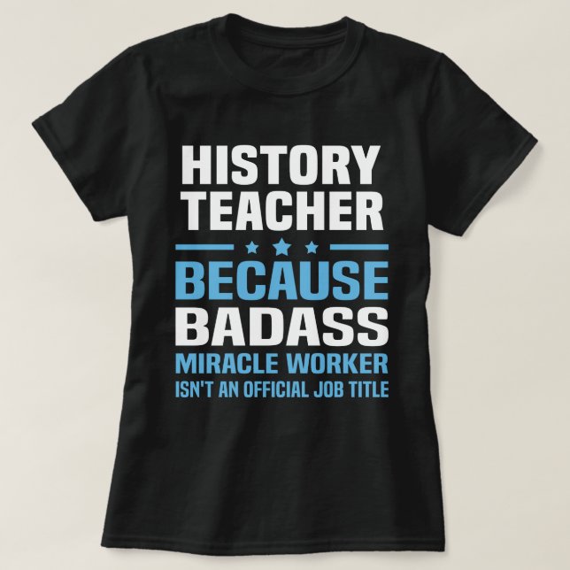 Camiseta Professor de História (Frente do Design)