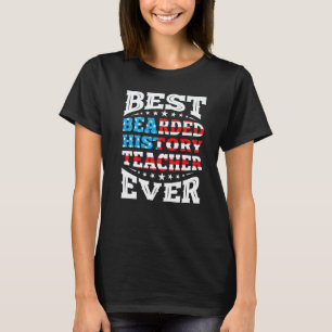 Camiseta Professor De História Barbudo 4 De Julho Usa Ame
