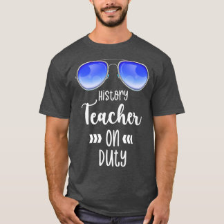 Camiseta Professor de História do Trabalho no Primeiro Dia 