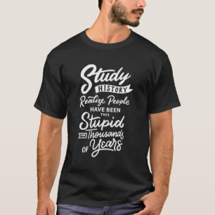 Camiseta Professor de História Ensino Engraçado Presente na