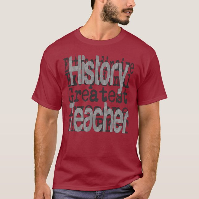 Camiseta Professor de História Extraordinário (Frente)