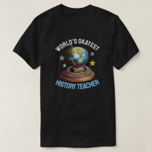 Camiseta Professor de História Mais ou Menos do Mundo