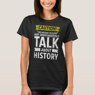 Camiseta professor de história pode falar sobre aula de his
