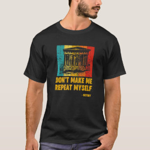 Camiseta Professor de História Retro Historiador Não Me Faç