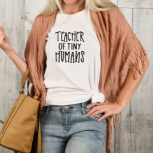 Camiseta Professor de Humanos Pequenos Educadores da Primei