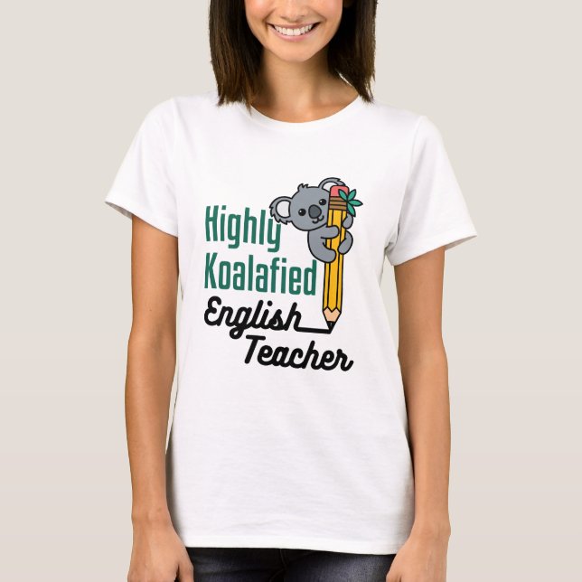 Camiseta Professor de Inglês Altamente Koalificado (Frente)