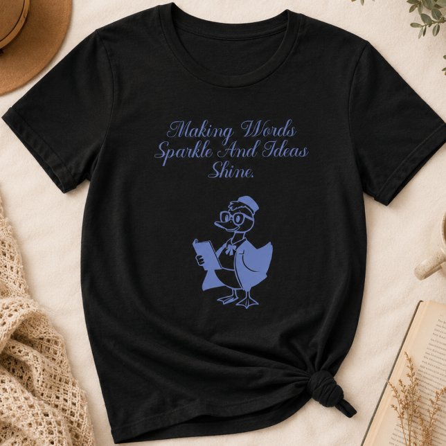 Camiseta Professor de Inglês Fazendo Palavras Brilharem & I (Criador carregado)