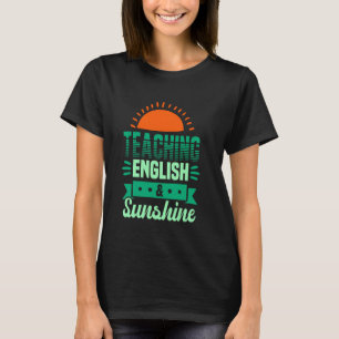 Camiseta Professor de Inglês Fofo & Sol