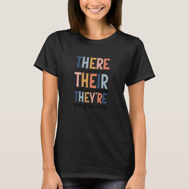 Camiseta Professor de Inglês Gramática (Frente)