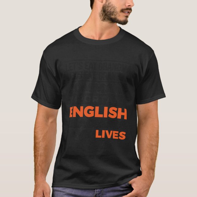 Camiseta Professor de Inglês Salva Vidas (Frente)