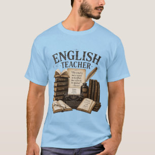 Camiseta Professor de Inglês Vintage Livresco