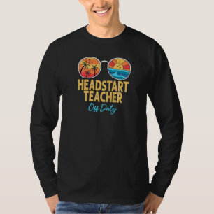 Camiseta Professor De Início De Sessão Feliz No Último Dia