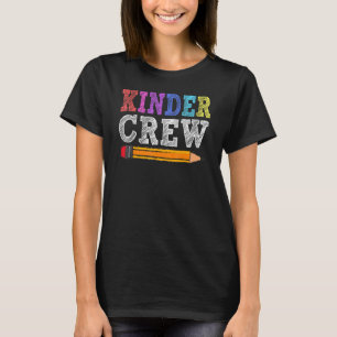 Camiseta Professor de Jardim de Infância da Kinder Crew Pri