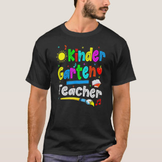 Camiseta Professor de Jardim de Infância Primeiro Dia Fofo