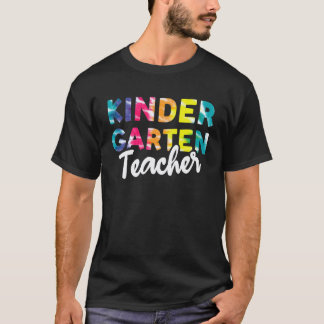 Camiseta Professor de Jardim de Infância Volta às Aulas Tie