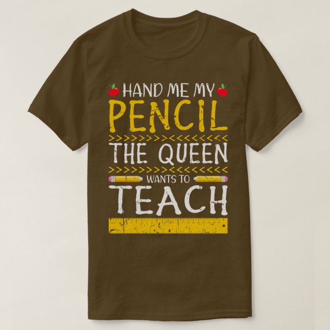 Camiseta Professor de Lápis (Frente do Design)