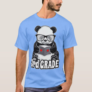 Camiseta Professor de Leitor De Livros De Panda Da Escola