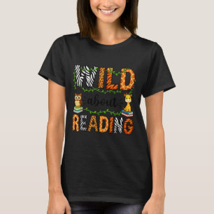 Camiseta Professor de leitura crianças meninos meninas aman
