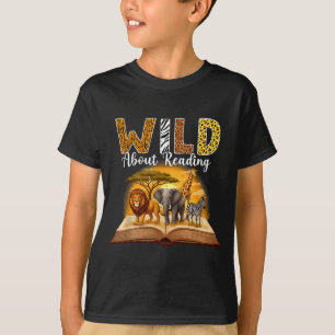 Camiseta Professor de leitura crianças meninos meninas aman