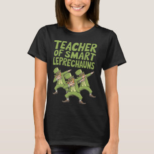 Camiseta Professor De Leprechauns Inteligentes Dab Dia De S
