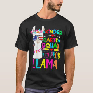 Camiseta Professor de Lhama Sem Problema do Jardim de Infân