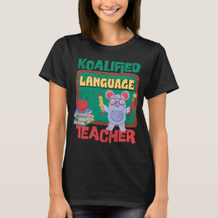Camiseta Professor de Linguística Koalified Language Teachi