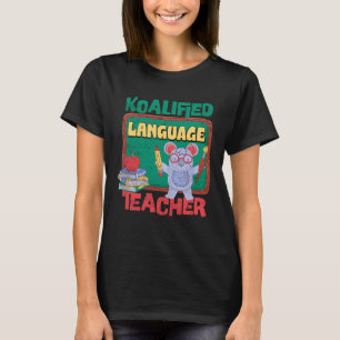 Camiseta Professor de Linguística Koalified Language Teachi