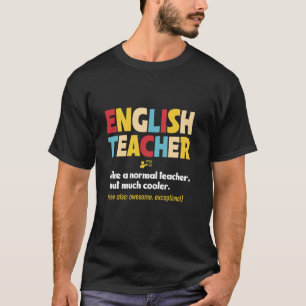 Camiseta Professor de Literatura em Inglês Educador Instrut