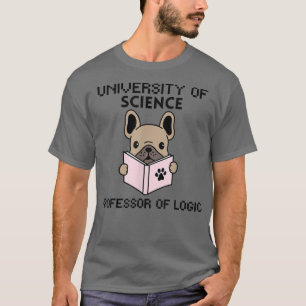Camiseta Professor de lógica na universidade da ciência